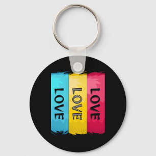 Llavero Diseño de amor de tres veces