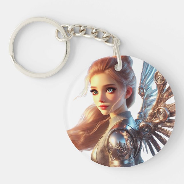 Llavero Diseño de ángel (Frente)
