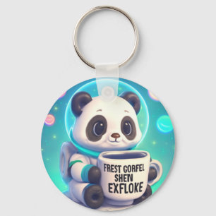 Llavero Diseño de Animal de Dibujos Animados de Panda Bamb