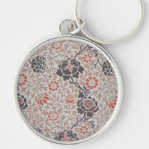 Llavero Diseño de arte botánico de William Morris Grafton