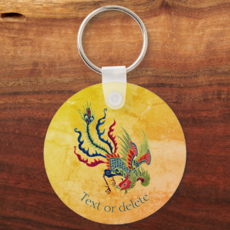 Llavero Diseño de arte de gallo chino personalizado