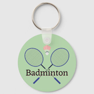 Llavero Diseño de Badminton