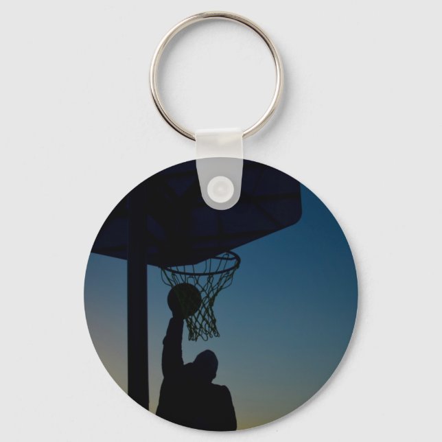 Llavero Diseño de baloncesto (Anverso)