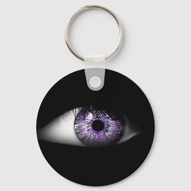 Llavero Diseño de beisbol Guay con ojo morado (Anverso)