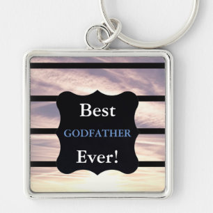 Llavero Diseño de Best Godfather Ever
