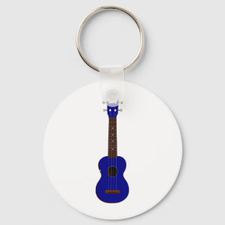Llavero Diseño de Blue Ukulele