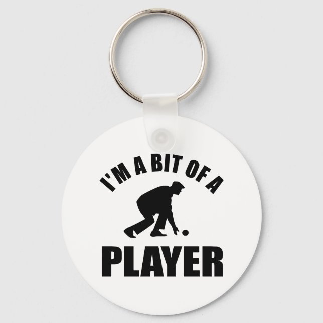 Llavero Diseño de bolera de césped Guay (Anverso)