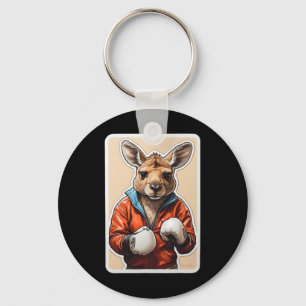 Llavero Diseño de Boxer Kangaroo - Boxing Kangaroo Ar