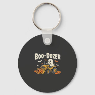 Llavero Diseño de bulldozer fantasma de Halloween Boo-Doze