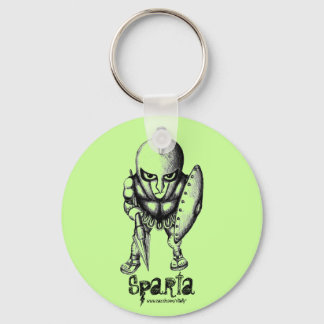 Llavero Diseño de cadena de claves de esparta