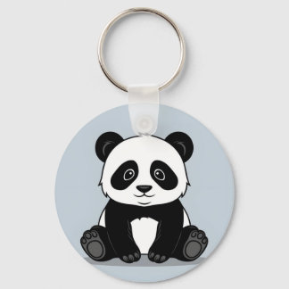 Llavero diseño de cadena de teclas de Panda personalizado
