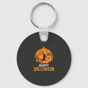 Llavero Diseño de calabaza de mate de Halloween de balonce