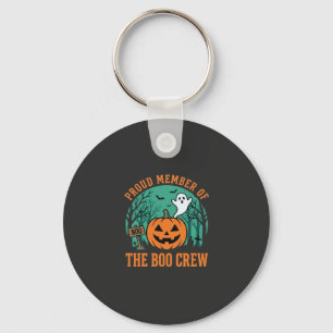 Llavero Diseño de calabaza fantasma de Halloween Boo Crew_