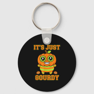 Llavero diseño de calabaza gourdy de Halloween adorable ja