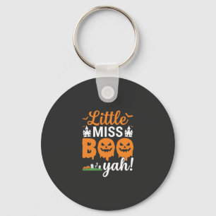 Llavero Diseño de calabaza Little Miss Boo Yah de Hallowee
