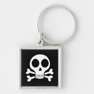 Llavero Diseño de calavera pirata