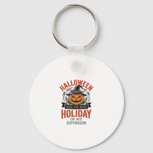 Llavero Diseño de camiseta de calabaza vintage de la mejor