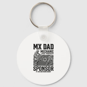Llavero Diseño de camiseta de compañero de motocross Vinta