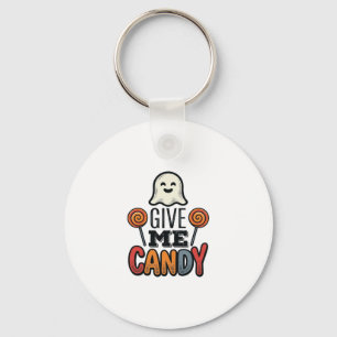 Llavero Diseño de camiseta de fantasma de Halloween vintag