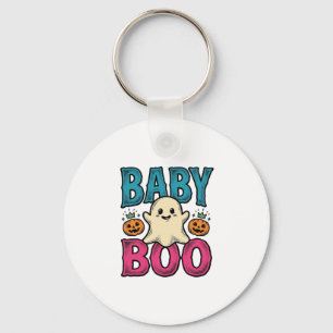 Llavero Diseño de camiseta de fantasma de Halloween vintag