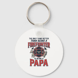 Llavero Diseño de camiseta de grabado vintage de papá bomb
