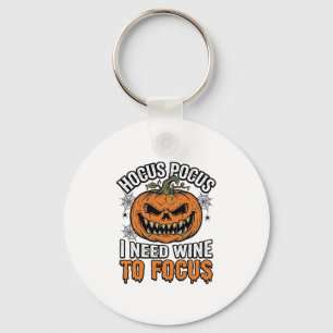 Llavero Diseño de camiseta de Halloween de calabaza de vin