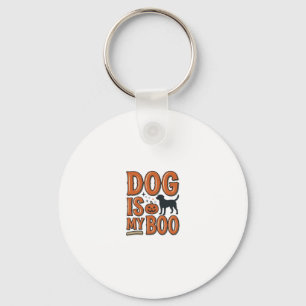 Llavero Diseño de camiseta de Halloween Vintage Dog Is My 