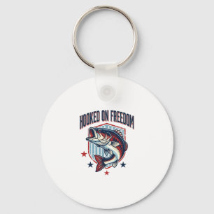 Llavero Diseño de camiseta de pesca de lubina vintage adic