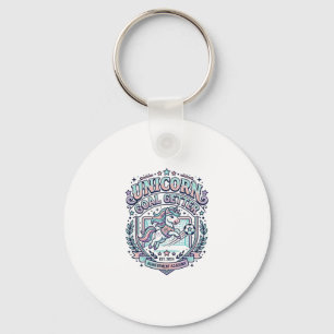 Llavero Diseño de camiseta gráfica retro de Unicorn Goal G