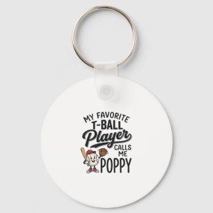 Llavero Diseño de camiseta Me llaman Poppy jugador favorit
