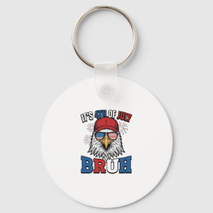 Llavero Diseño de camiseta patriótica Funny 4th of July Ea