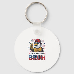 Llavero Diseño de camiseta patriótica Funny 4th of July Ea