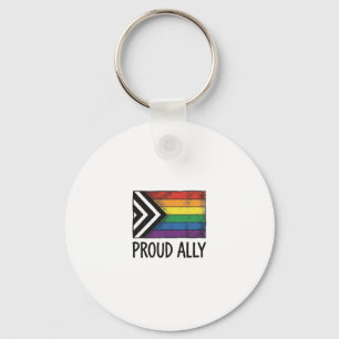 Llavero Diseño de camiseta vectorial de bandera de orgullo