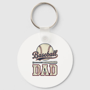 Llavero Diseño de camiseta vectorial de béisbol vintage pa