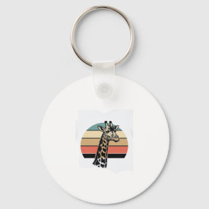 Llavero Diseño de camiseta vectorial de safari de puesta d