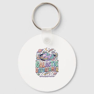 Llavero Diseño de Camiseta y Pegatina Kawaii Soñador Galác