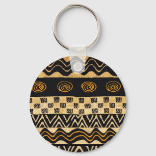 Llavero Diseño de Chamán Tribal Africano
