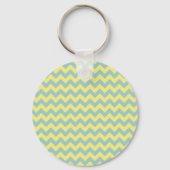 Llavero Diseño de cheurón amarillo (Anverso)