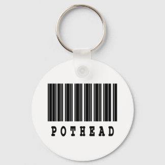Llavero diseño de código de barras de puntal