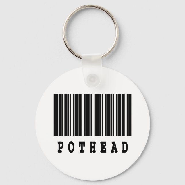 Llavero diseño de código de barras de puntal (Anverso)