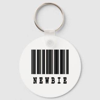 Llavero diseño de código de barras novato