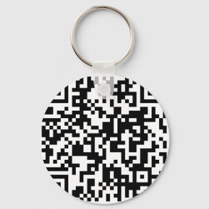 Llavero diseño de código QR