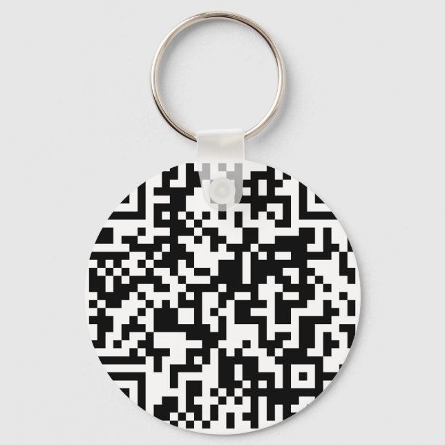 Llavero diseño de código QR (Anverso)