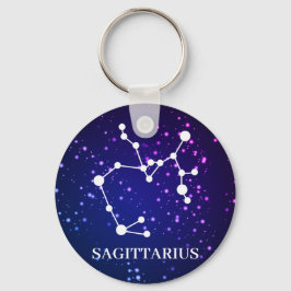 Llavero Diseño de constelación Sagittarius Zodiac