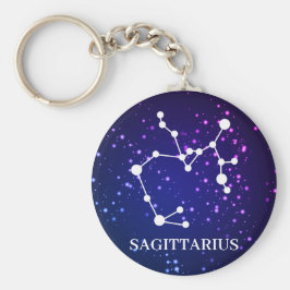 Llavero Diseño de constelación Sagittarius Zodiac