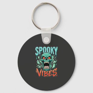 Llavero Diseño de cráneo de fantasma de Halloween Vibracio