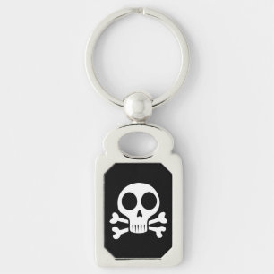 Llavero Diseño de cráneo de pirata