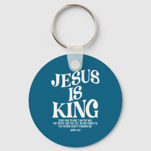 Llavero Diseño de cruz cristiana Rey Jesús Dios Fe