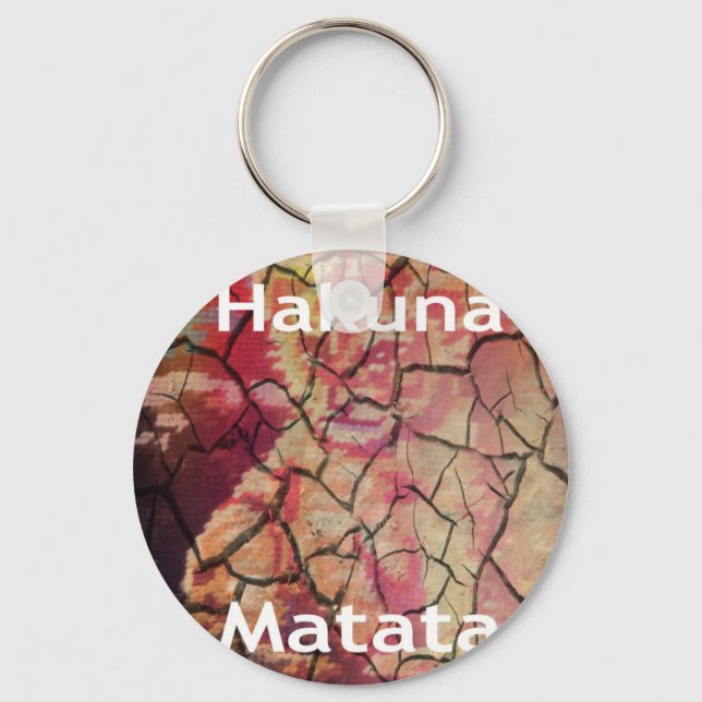 Llavero Diseño de Cubo de León Hakuna Matata (Anverso)