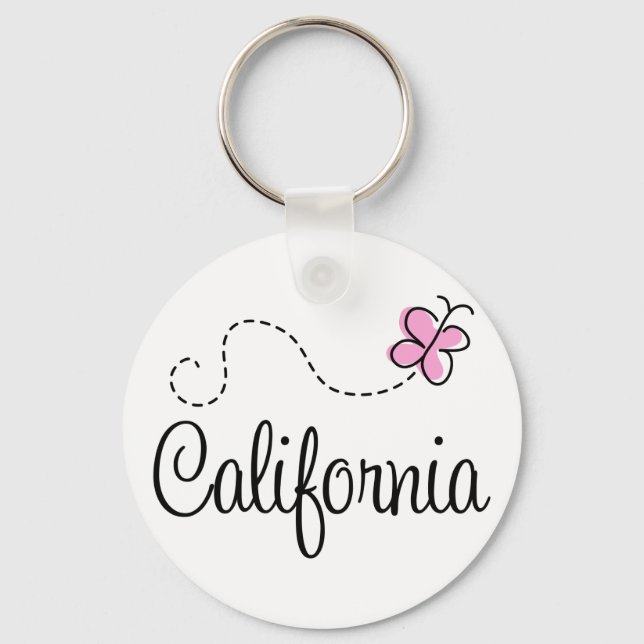 Llavero Diseño de Cute California (Anverso)